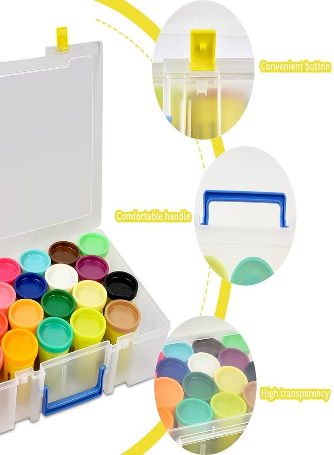 FULLCASE Case for Play-Doh Modeling Compound 20-Pack Case of Colors 3-Ounce Cans,Storage Box Organizer Container Holds 32-Pack of 1-Ounce Modeling Compound for Kid Party Favors(Box Only) - Image 4